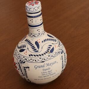 Grand Mayan Ultra Aged 100% De Agave Tequila Bottle (Empty Bottle) 750ml